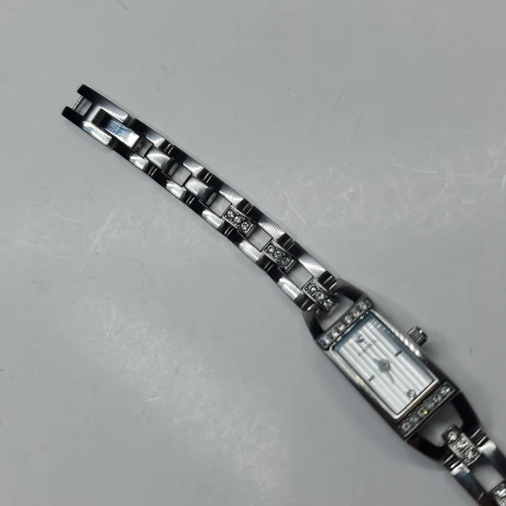 Vintage Fossil F² Watch ES1510 Silver Stainless Steel Watch